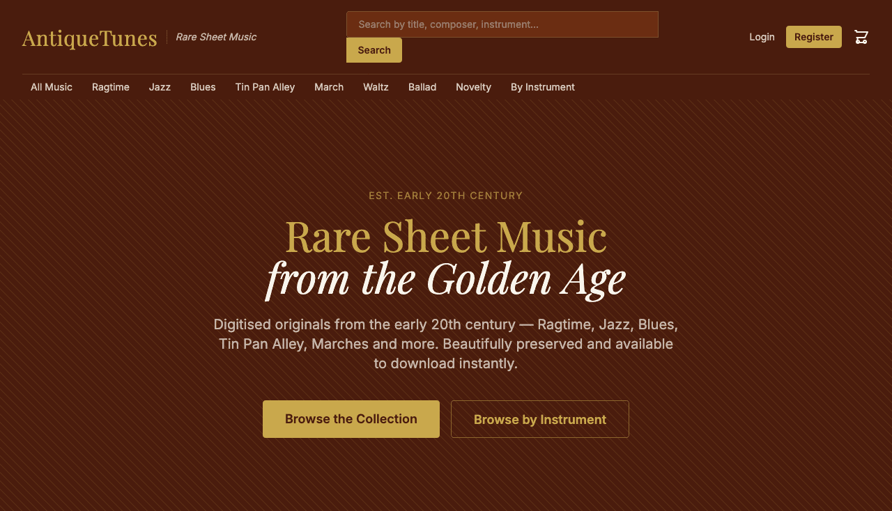 Antique Tunes screenshot